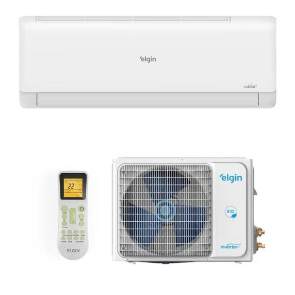 Ar-condicionado Split Hi Wall Elgin 12.000 BTUs Inverter Quente e Frio Wi-Fi EcoInverter II – HJQI12C2WD