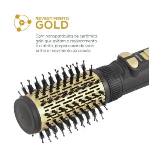 Escova Rotativa Britânia BER20PD 3 Temperaturas 1300W Bivolt