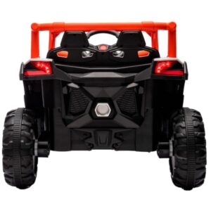 Carrinho Bang Toys Elétrico Infantil UTV R3 12V – com Portas que Abrem, Luzes, Sons, Bluetooth, Controle Remoto – Laranja