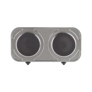 Fogão Elétrico de Mesa Agratto 2 Pratos Inox 2000W 220V – FM-02