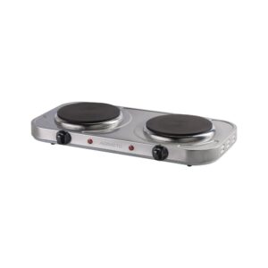 Fogão Elétrico de Mesa Agratto 2 Pratos Inox 2000W 220V – FM-02