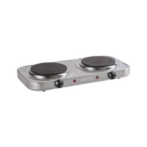 Fogão Elétrico de Mesa Agratto 2 Pratos Inox 2000W 220V – FM-02
