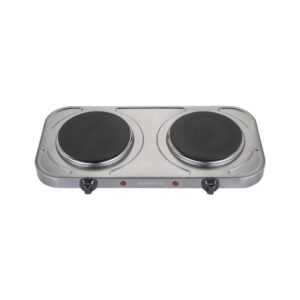 Fogão Elétrico de Mesa Agratto 2 Pratos Inox 2000W 220V – FM-02