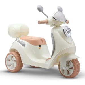 Scooter Elétrica Infantil Bang Toys 6v Bege – Bella T3
