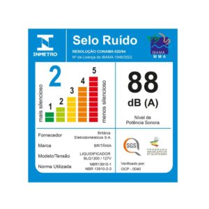 Liquidificador Britânia Fortis Turbo 1400W 3L Preto 127V – BLQ1300P