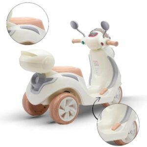 Scooter Elétrica Infantil Bang Toys 6v Bege – Bella T3