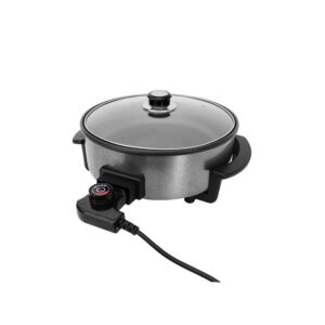 Panela Elétrica Agratto Mangiare Preta Redonda 30cm 1500W 220V – APER01I-02