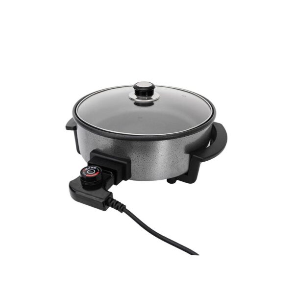 Panela Elétrica Agratto Mangiare Preta Redonda 30cm 1500W 220V – APER01I-02