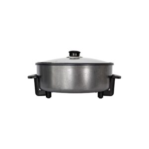 Panela Elétrica Agratto Mangiare Preta Redonda 30cm 1500W 220V – APER01I-02
