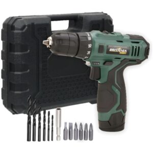 Parafusadeira e Furadeira Britânia Hobby Com Estojo – Bivolt – BPF03M