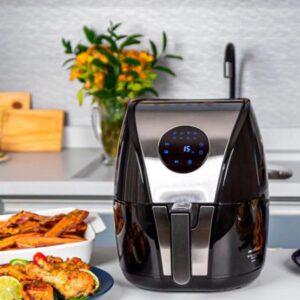 Fritadeira Air Fryer Britânia Digital Inox 5l Bfr41pi 127V – BFR41