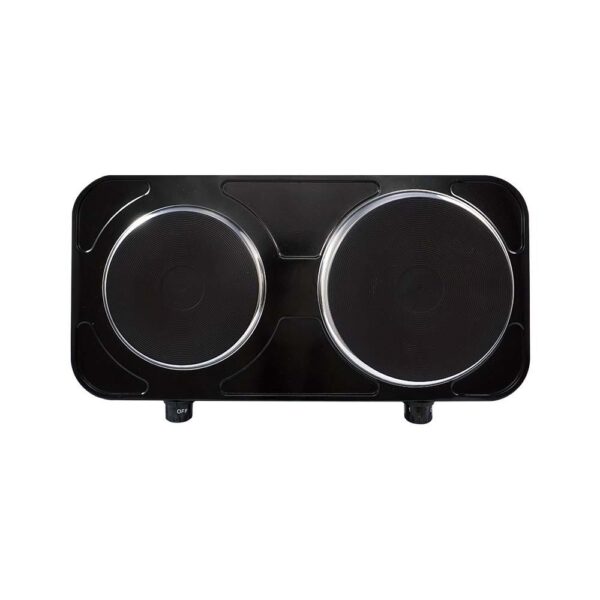 Fogão Elétrico de Mesa Agratto 2 Pratos Preto 2500W 220V – FMP-02