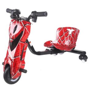 Triciclo Bang Toys Elétrico Drift 36V Luz de LED Bluetooth Suporta 75 kg Vermelho – Turbo Twister