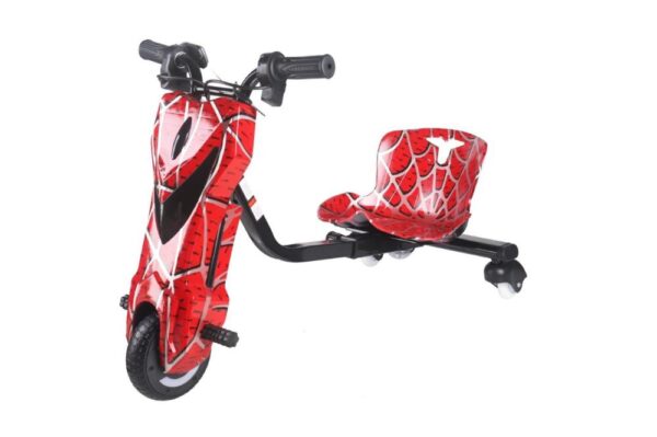 Triciclo Bang Toys Elétrico Drift 36V Luz de LED Bluetooth Suporta 75 kg Vermelho – Turbo Twister