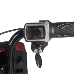 Triciclo Bang Toys Elétrico Drift 36V Luz de LED Bluetooth Suporta 75 kg Vermelho – Turbo Twister