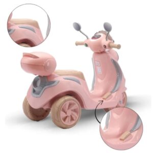 Scooter Elétrica Infantil Bang Toys 6v Rosa – Bella T3