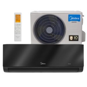 Ar-condicionado Split Hi Wall  Midea 24.000 BTUs Inverter Quente e Frio Black Edition Wi-Fi – 38MGVQI24M5