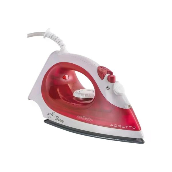 Ferro de Passar Vapor Agratto Bravo Cerâmico Vermelho 127V – FC-01