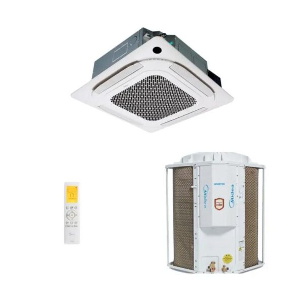 Ar-condicionado Split Cassete 4 Vias Midea 24000 BTUs Inverter Frio Wi-Fi – 40KVQD24M5